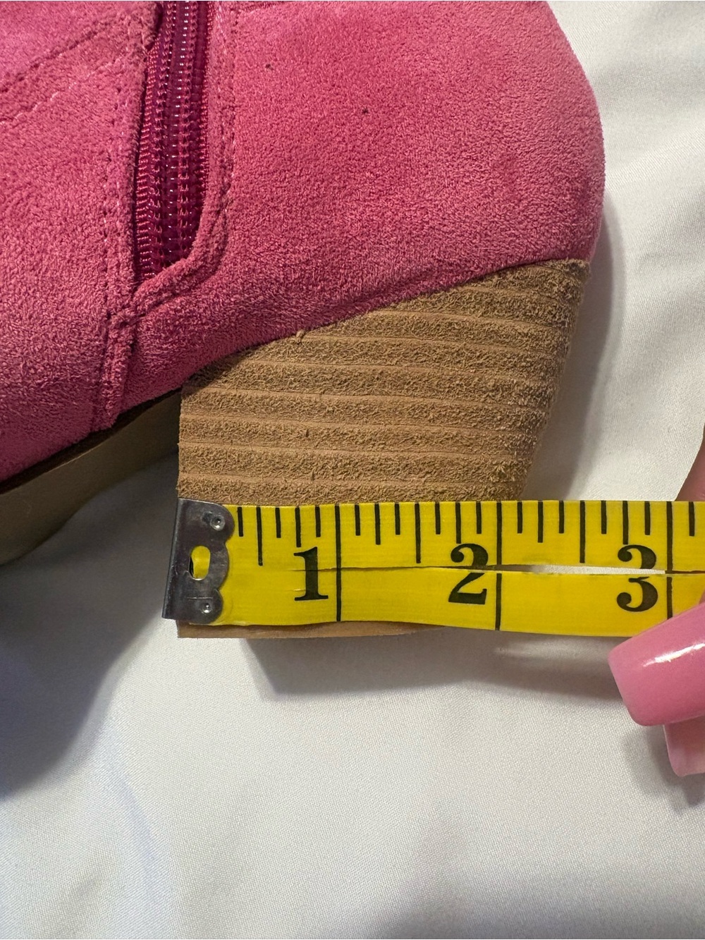 Arisa Pink Suede Women's Boots - Picture 9 of 10